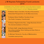 J M Keynes Fellowship Fund Lectures